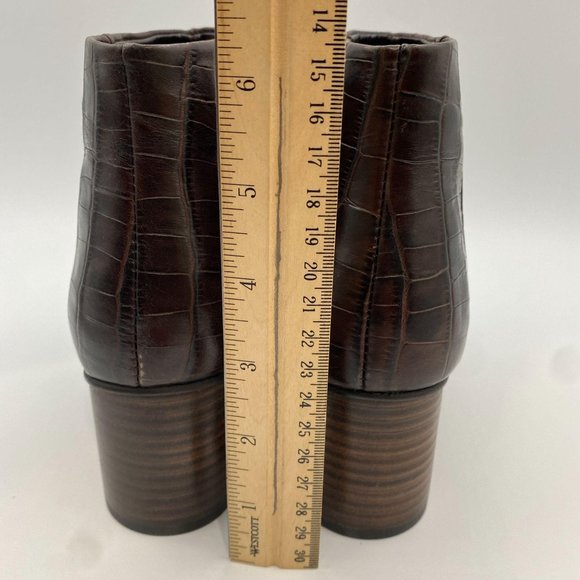 FIND. WOMEN'S ANKLE BOOTS BROWN - Picture 5 of 10